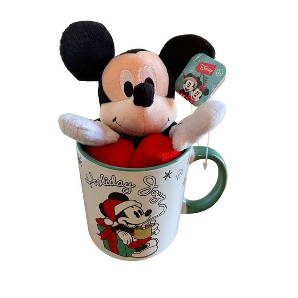 Disney Mickey Mouse Christmas Mug and Plush Set - Picture 2 of 6